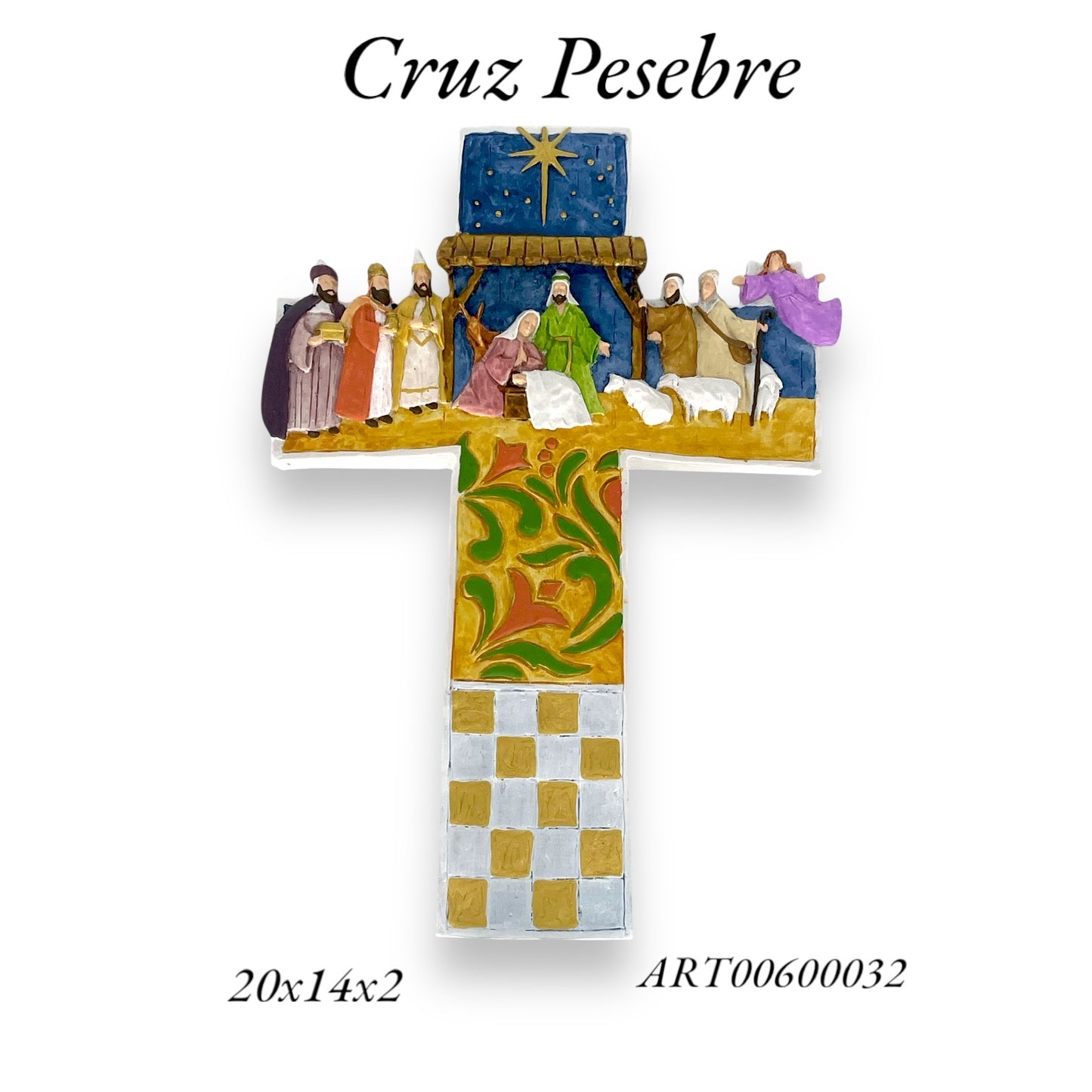 Cruz Pesebre Artesanal