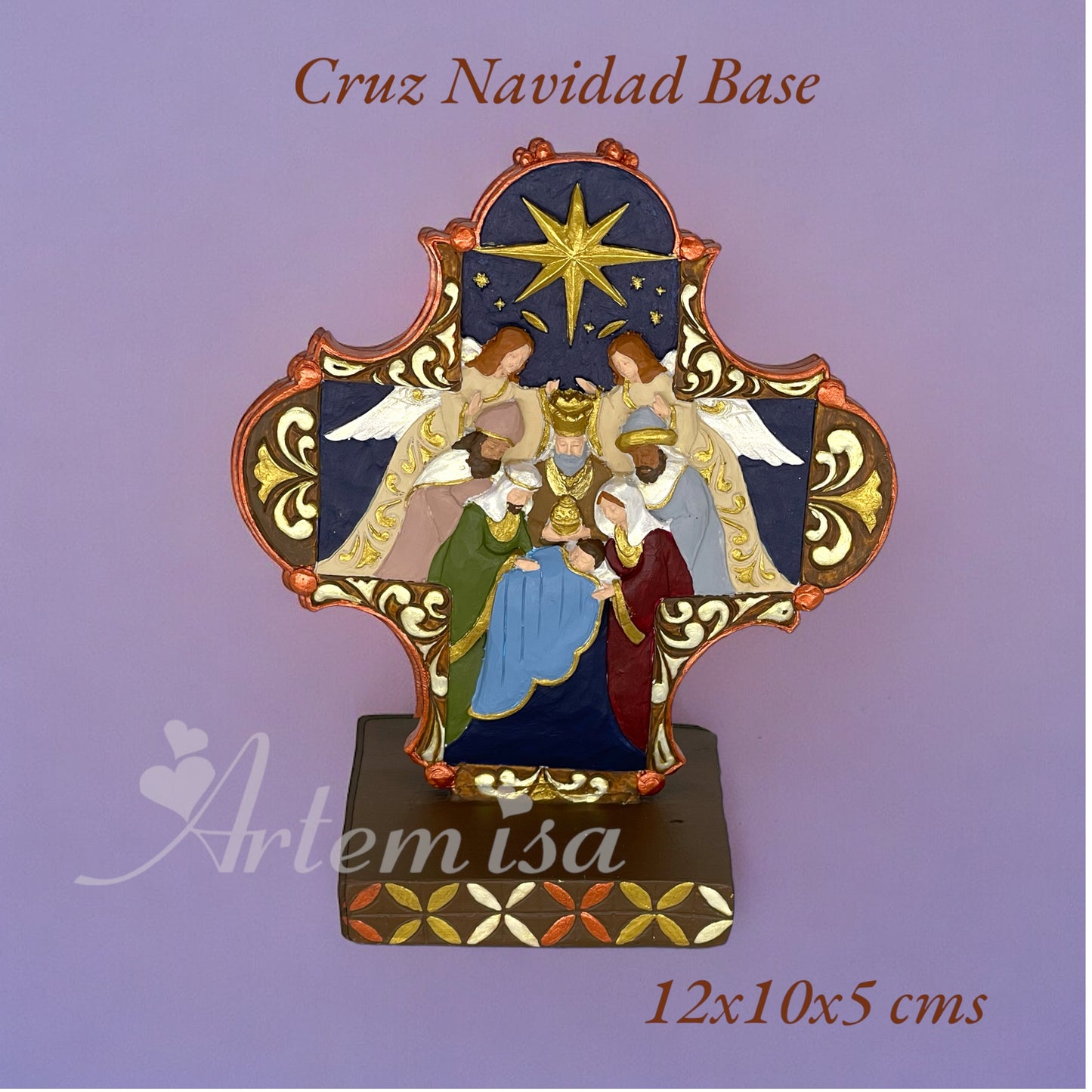 Cruz Navidad Base Peq