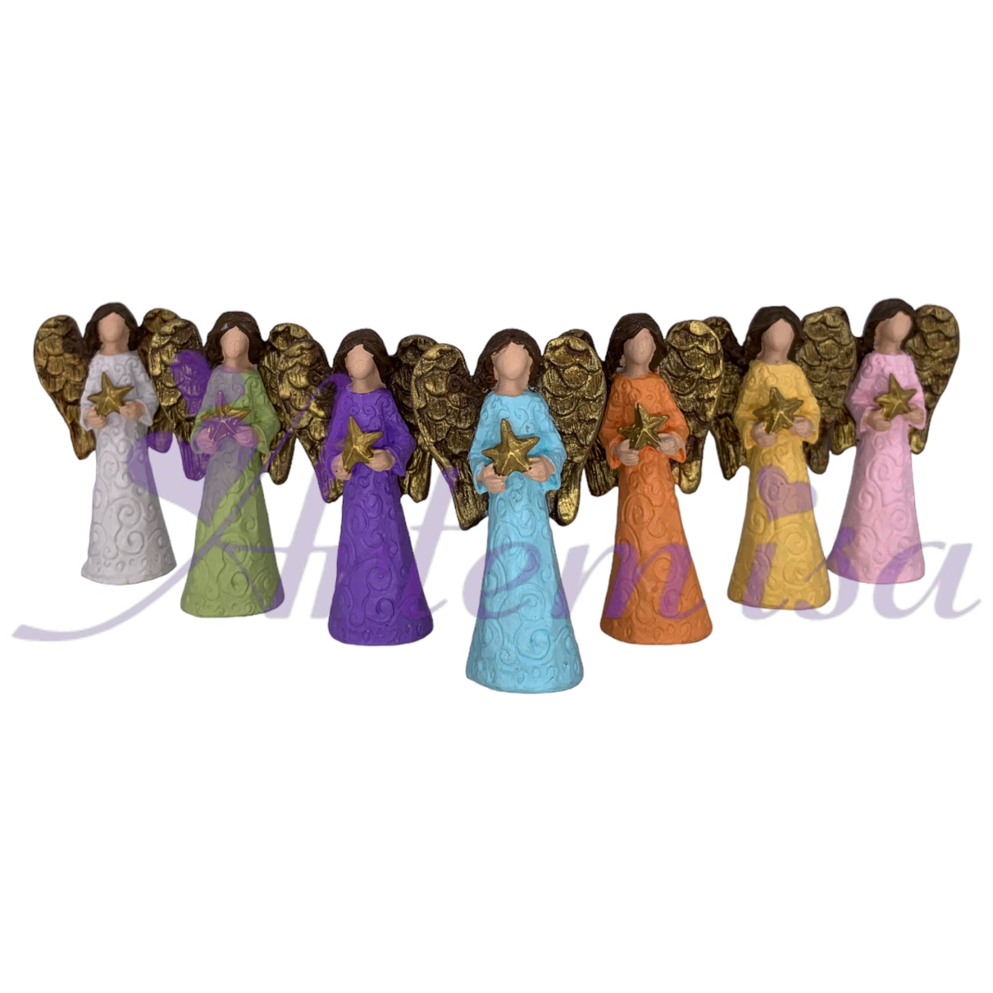 Angelitos Mini Sin Rostro X 7