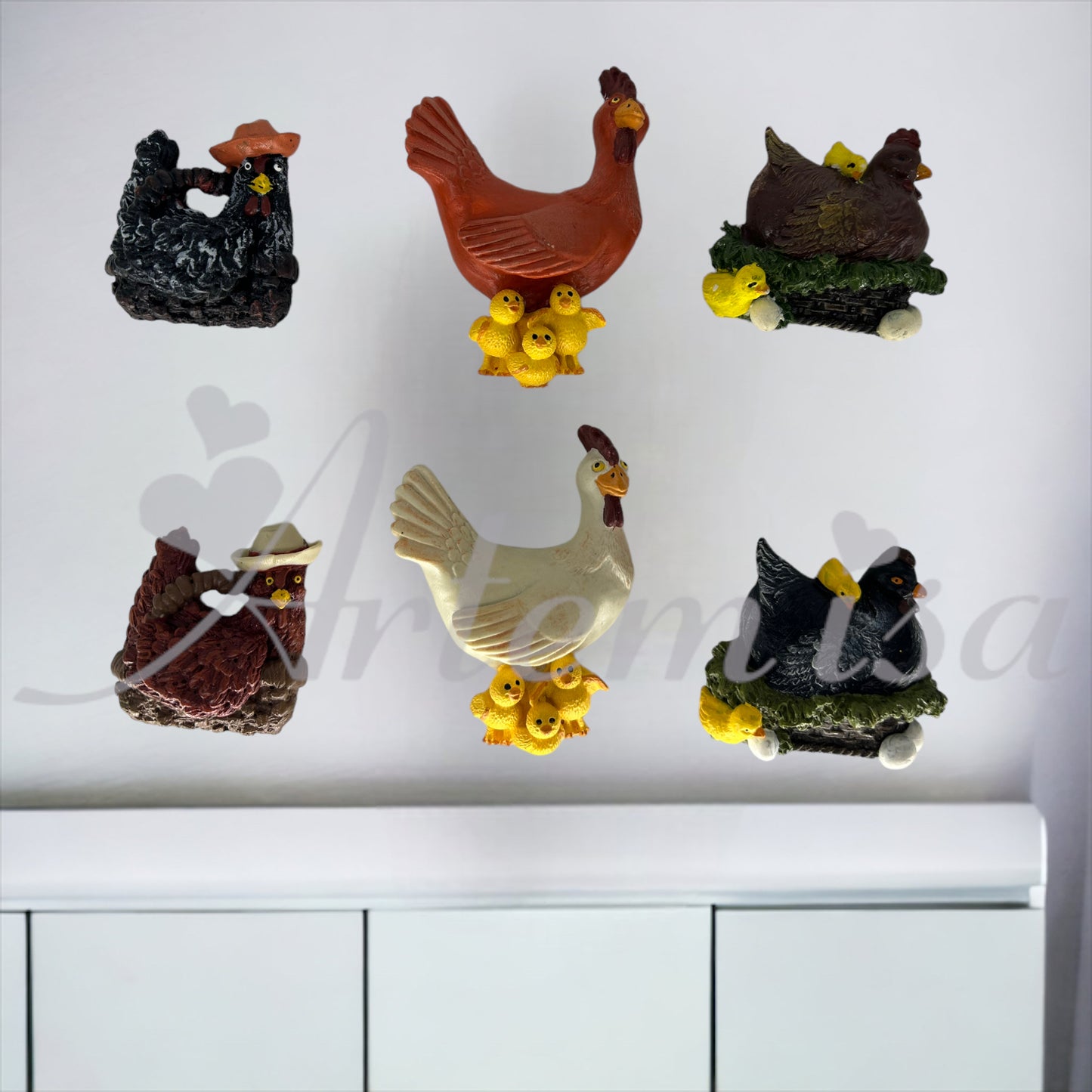 Imán Gallina Surtida