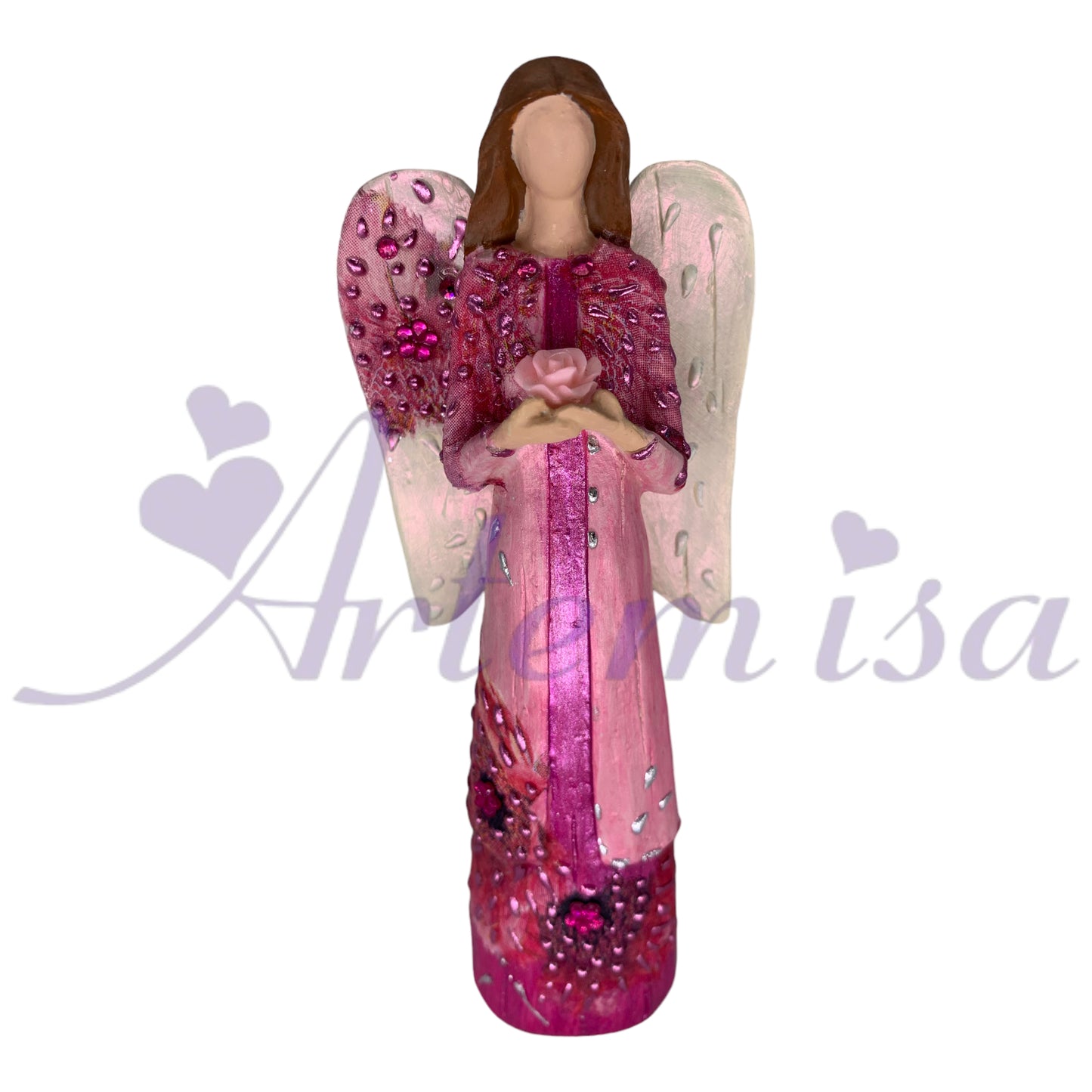 Angel Virtud Bondad Rosado Chamuel Pequeño