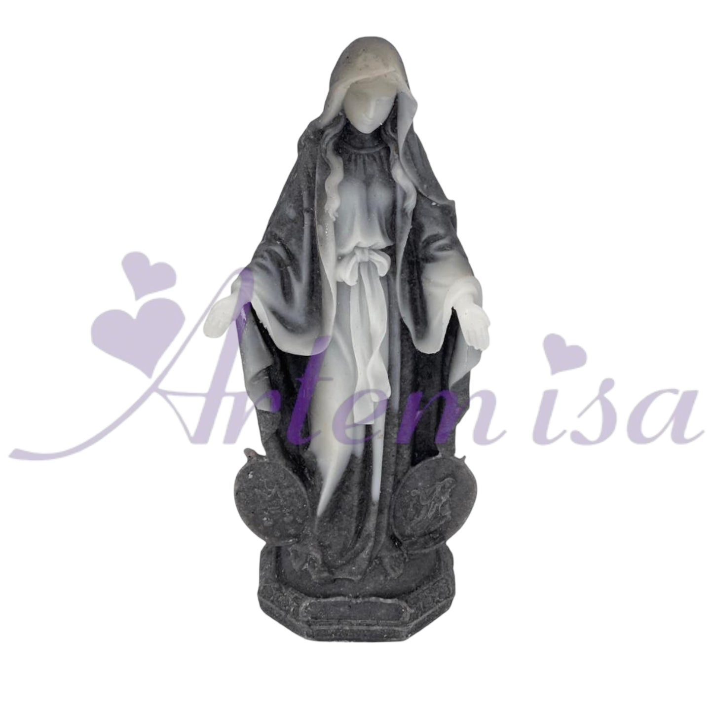 Virgen Milagrosa en Sal de Zipaquirá 20 cms- Símbolo Sagrado de Pureza y Protección