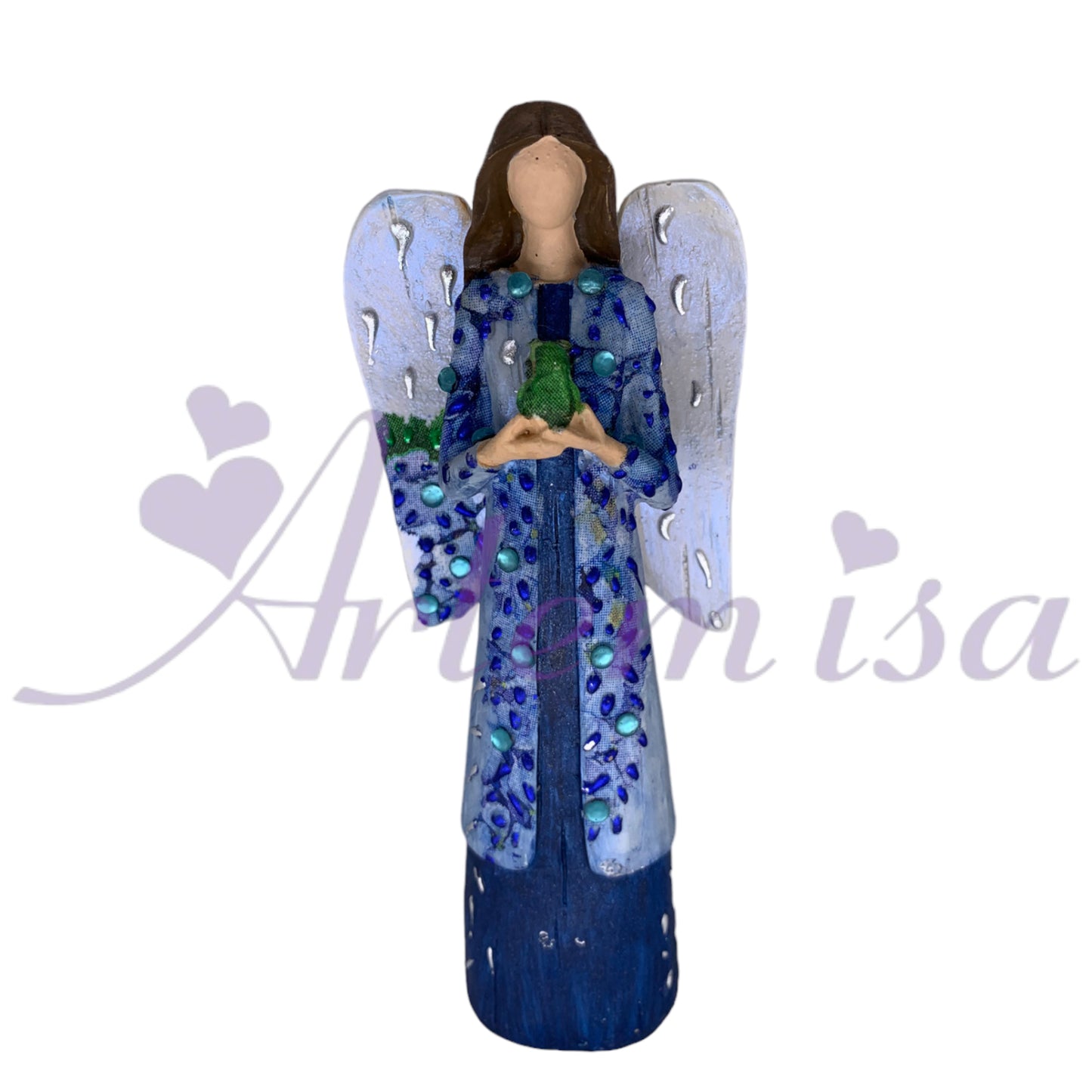 Angel Virtud Valentia Azul Miguel Pequeño