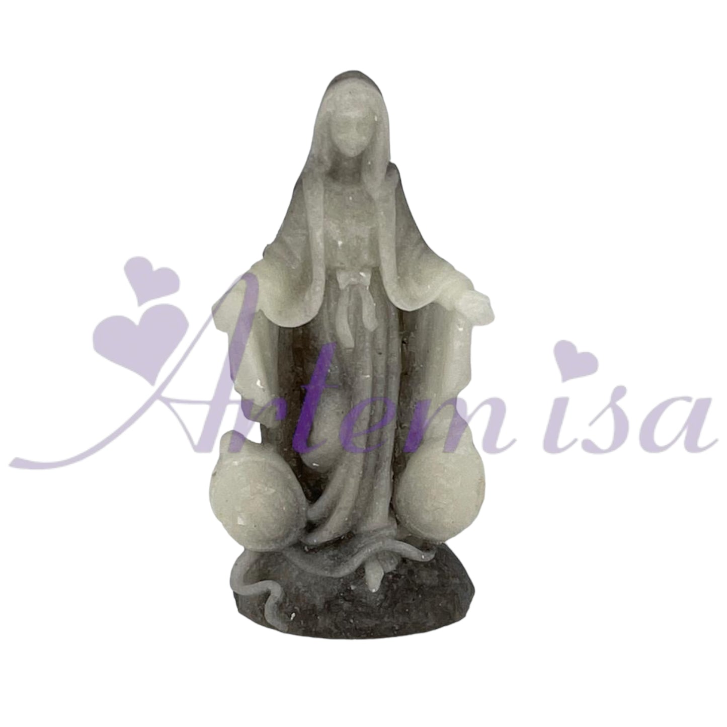 Virgen Milagrosa en Sal de Zipaquirá - Cristal Sagrado Colombiano