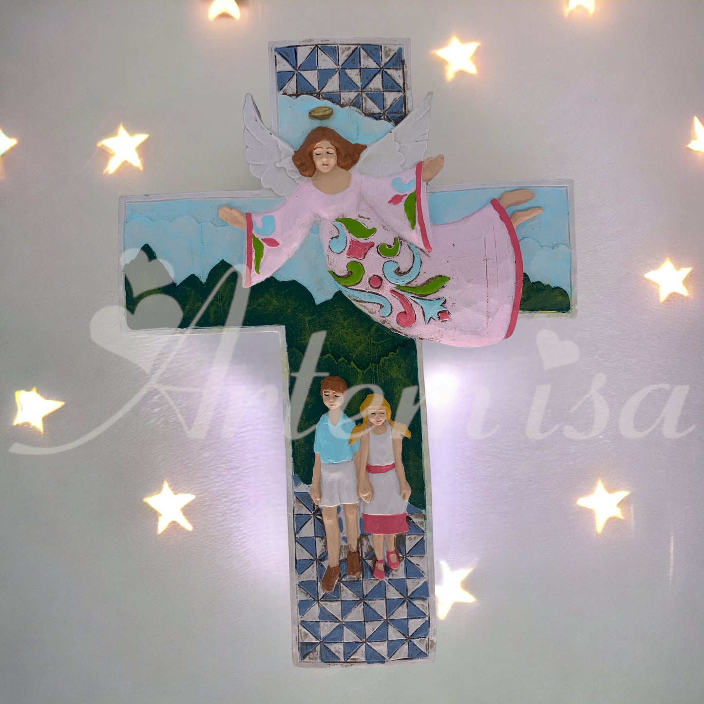 Cruz Mediano Angel Guarda (6 unds)