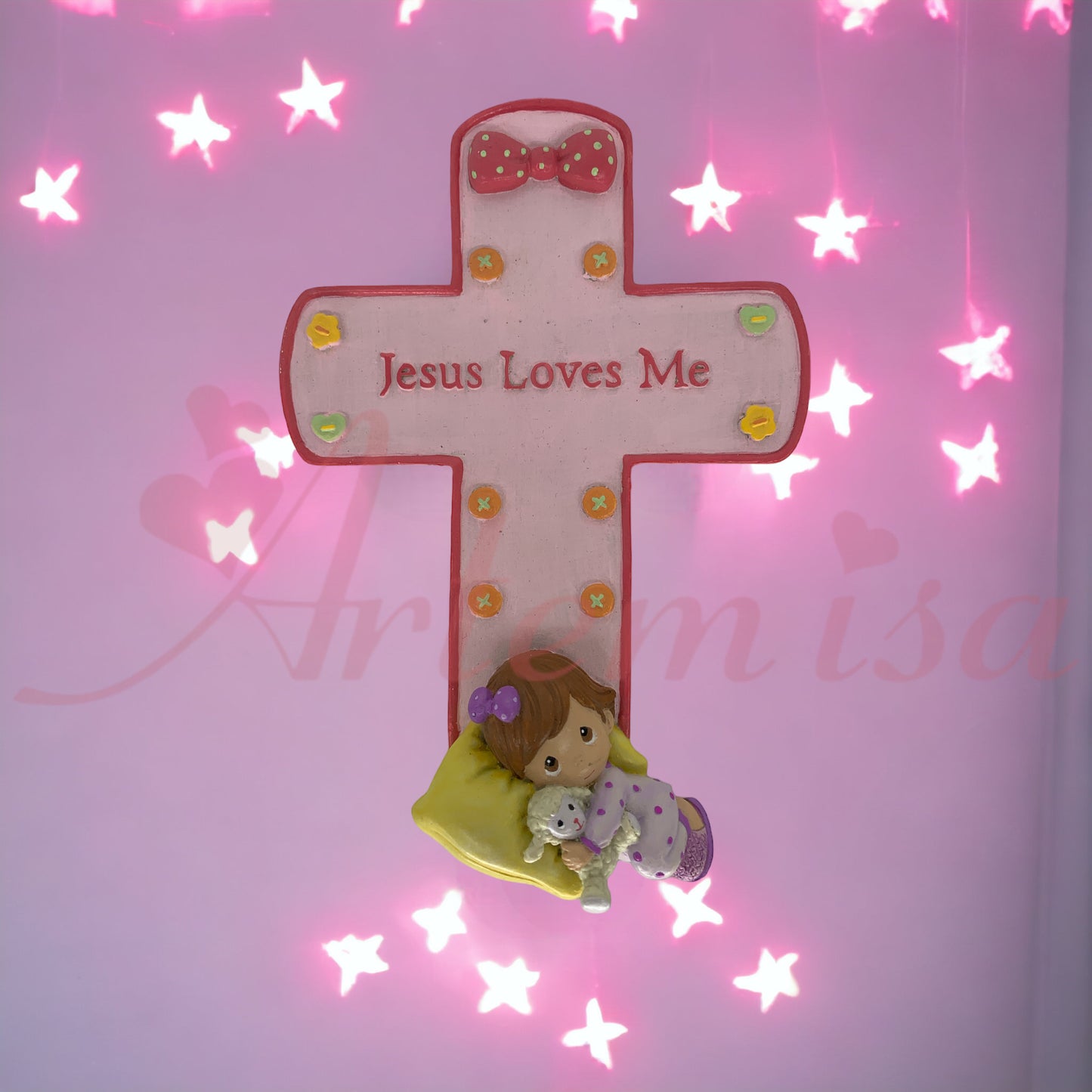 Cruz Jesus Loves Me Nina (12 unds)