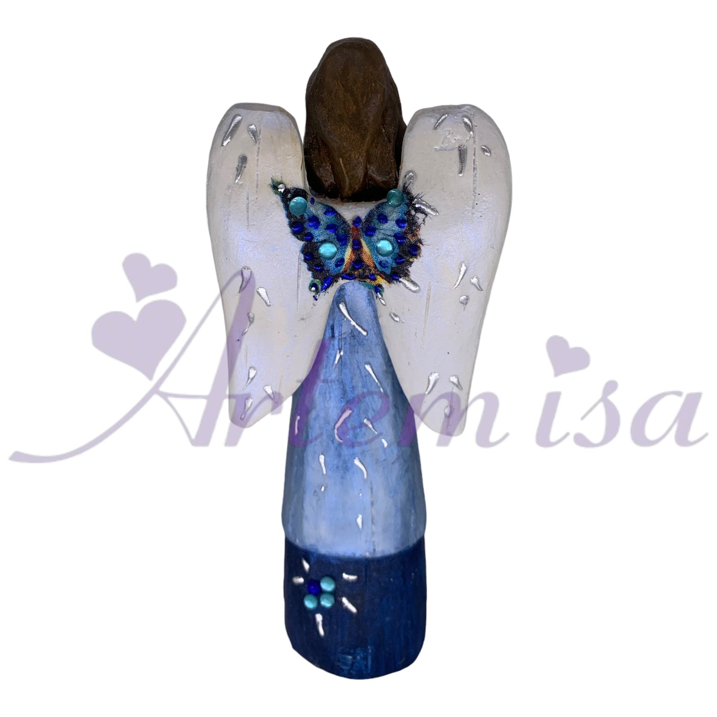 Angel Virtud Valentia Azul Miguel Pequeño