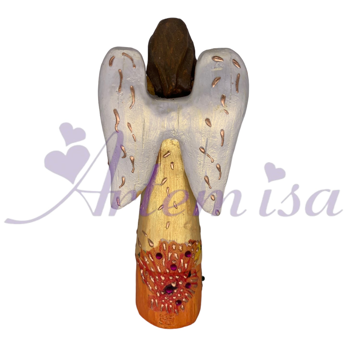 Angel Virtud Generosidad Rojo Uriel Pequeño