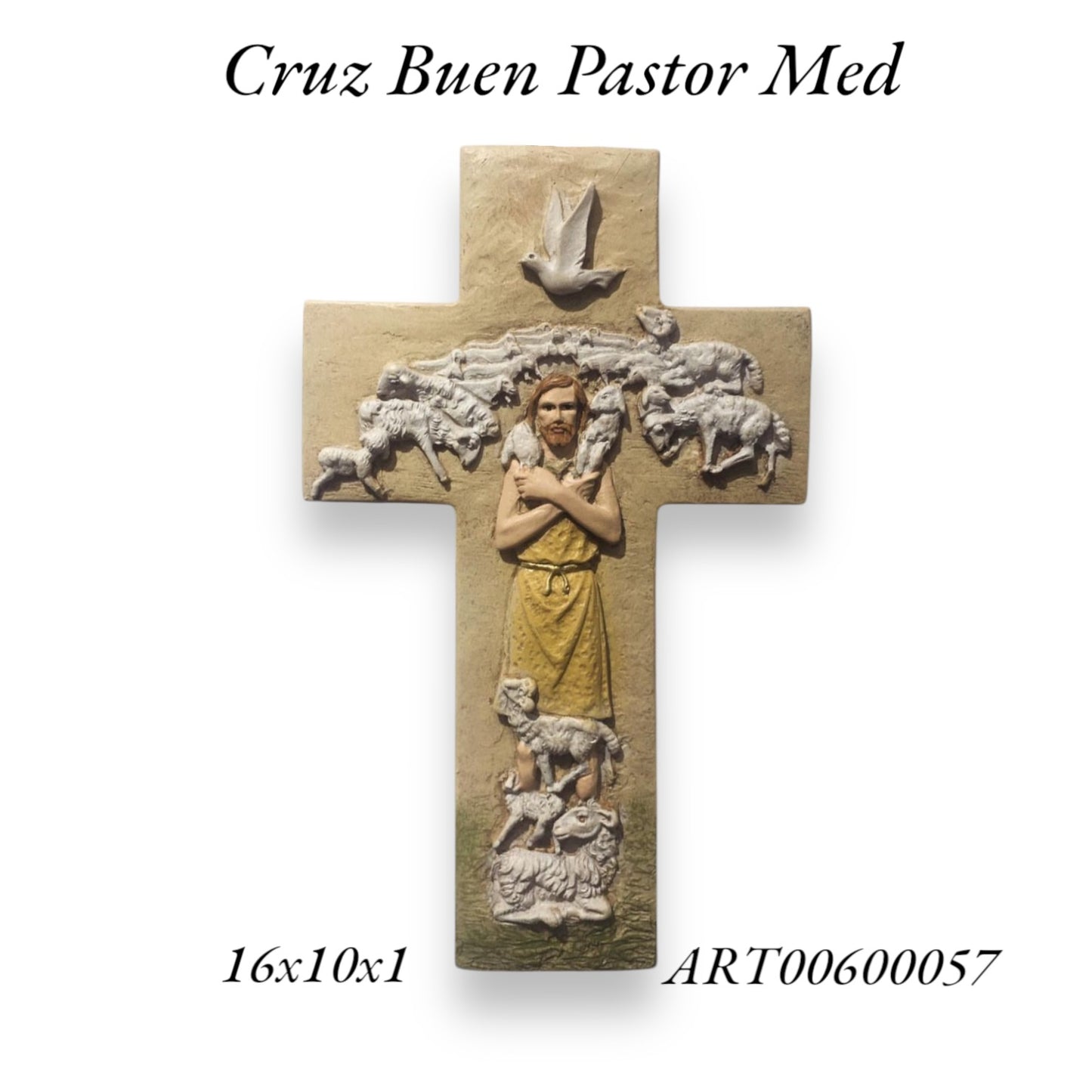 Cruz Mediano Buen Pastor