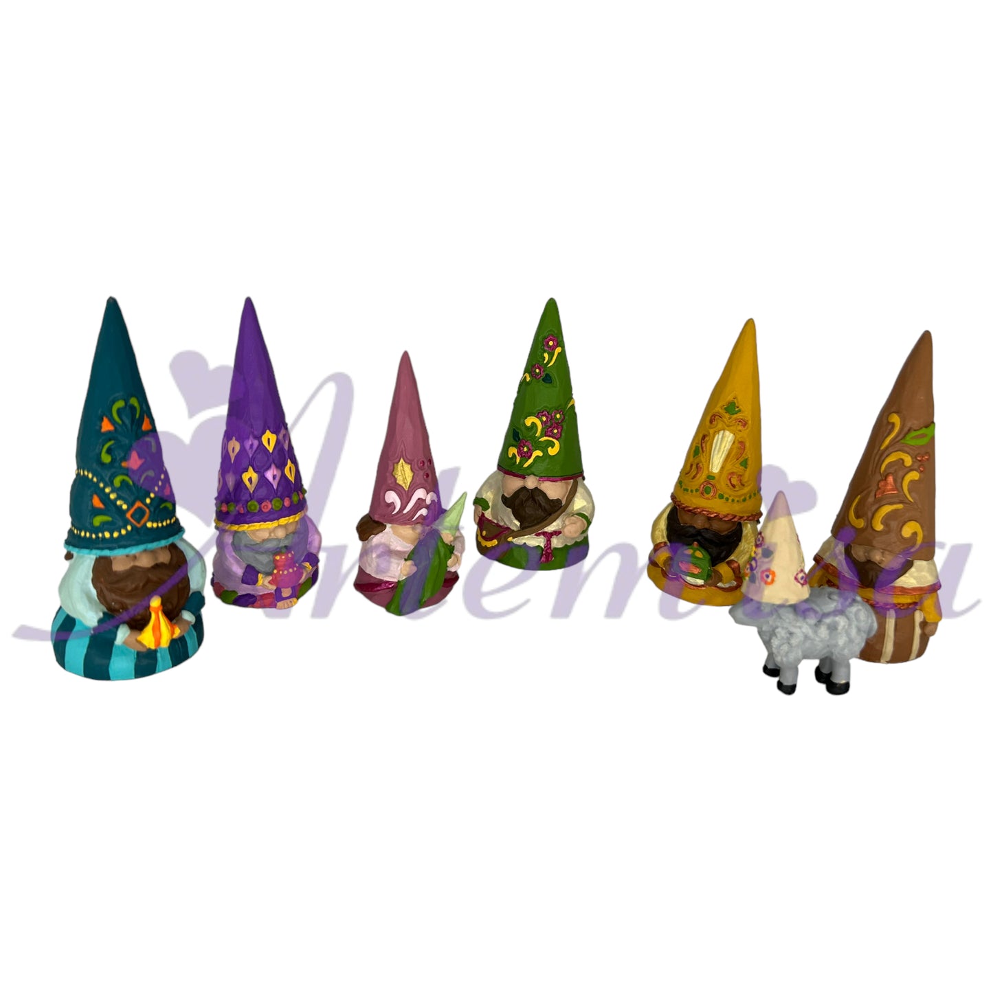 Pesebre Gnomos 7 Piezas