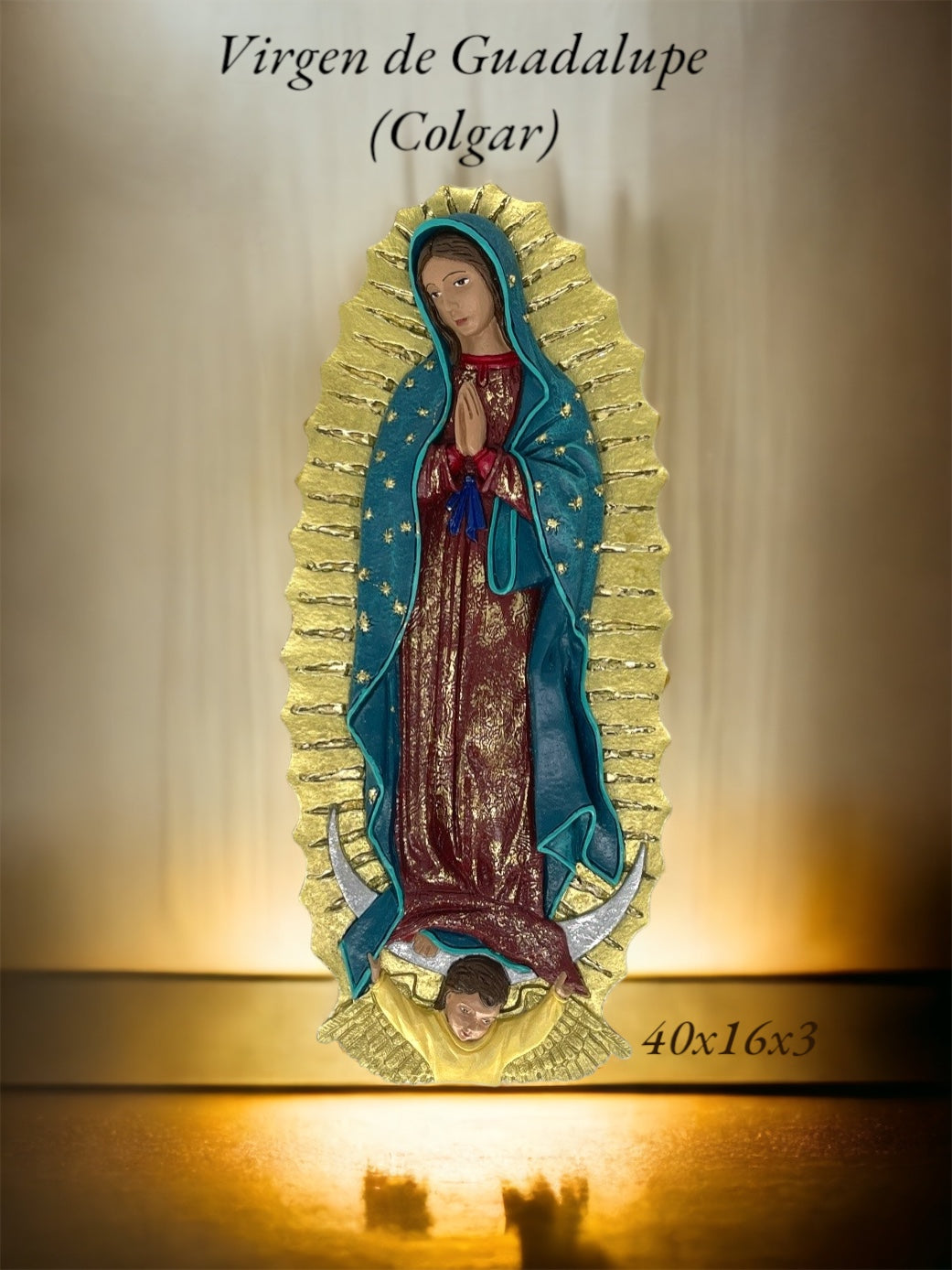 Virgen Guadalupe Colgar