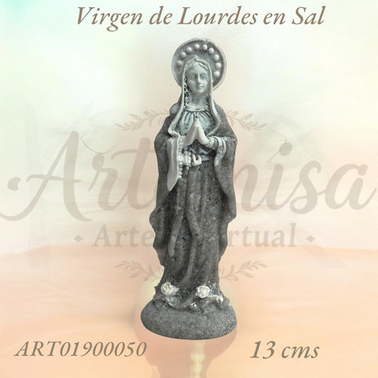 Virgen de Lourdes en Sal de Zipaquirá - Cristal Sagrado de Purificación